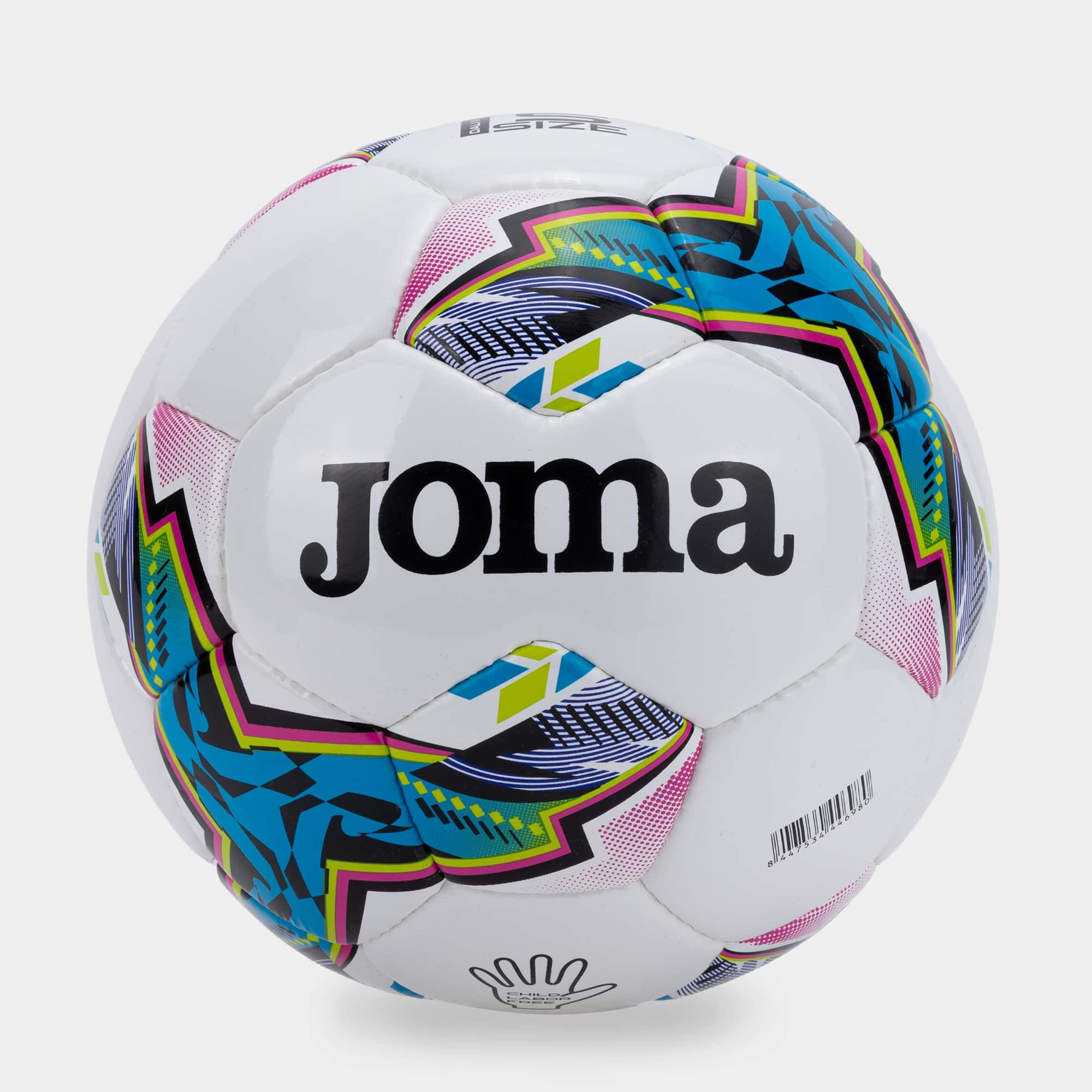 Soccer Ball Dali IV White Fluor Turquoise