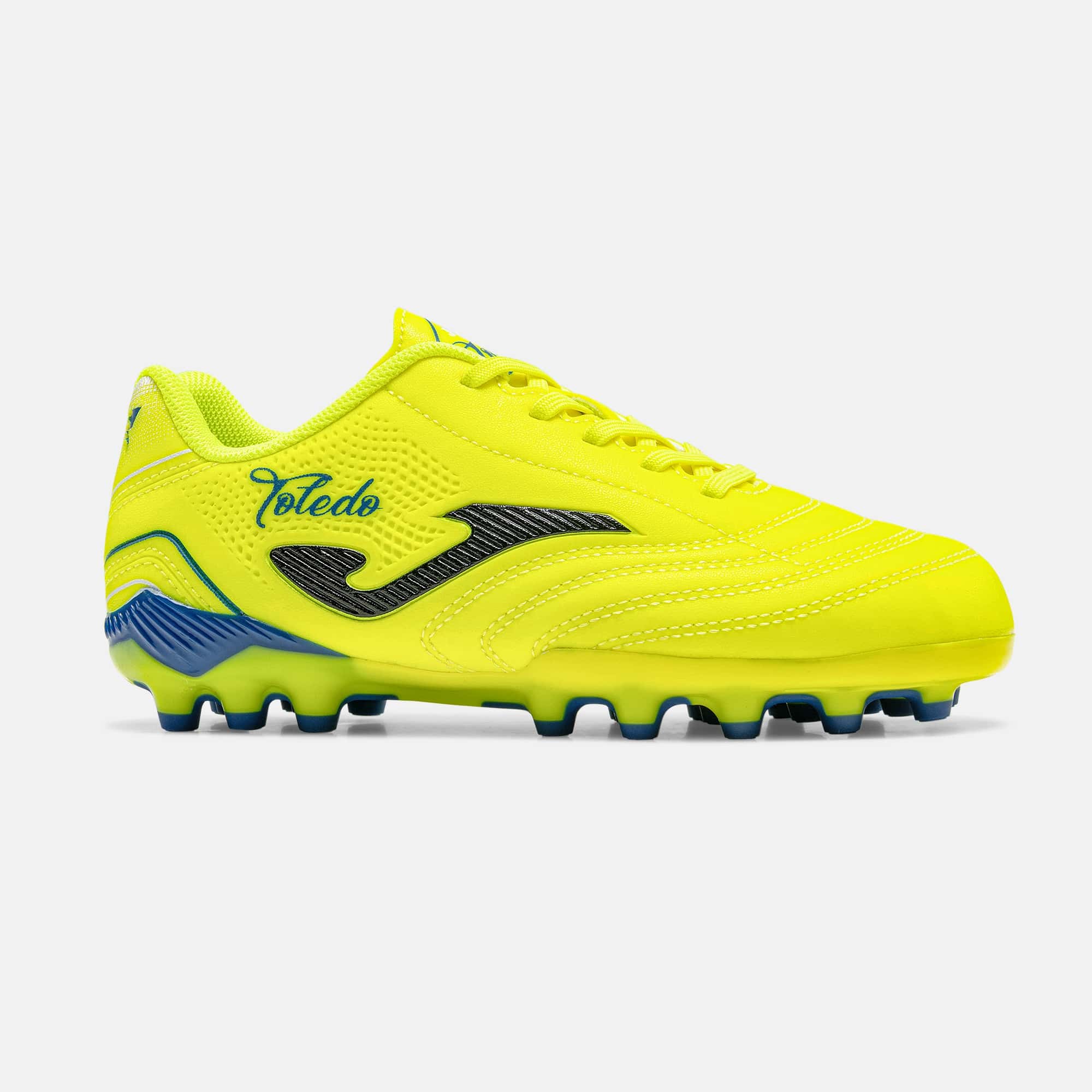 Football boots Toledo Jr 26 artificial grass junior fluorescent yellow