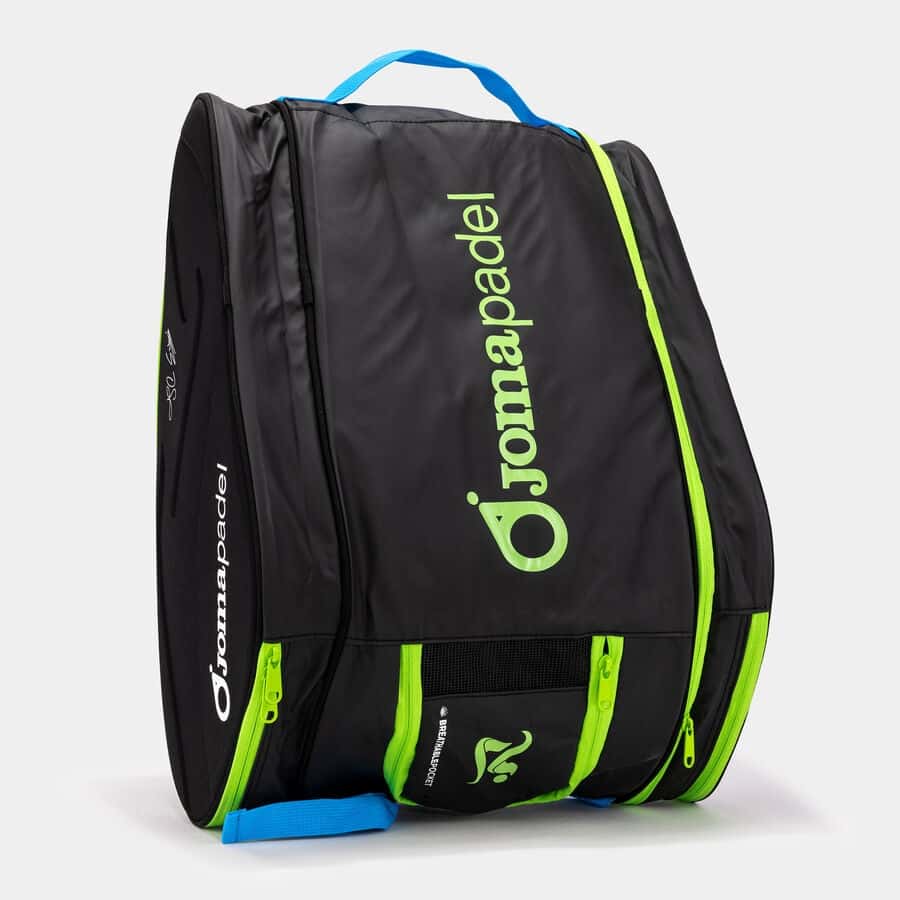 Padel racket bag Juanlu Esbrí black mx green